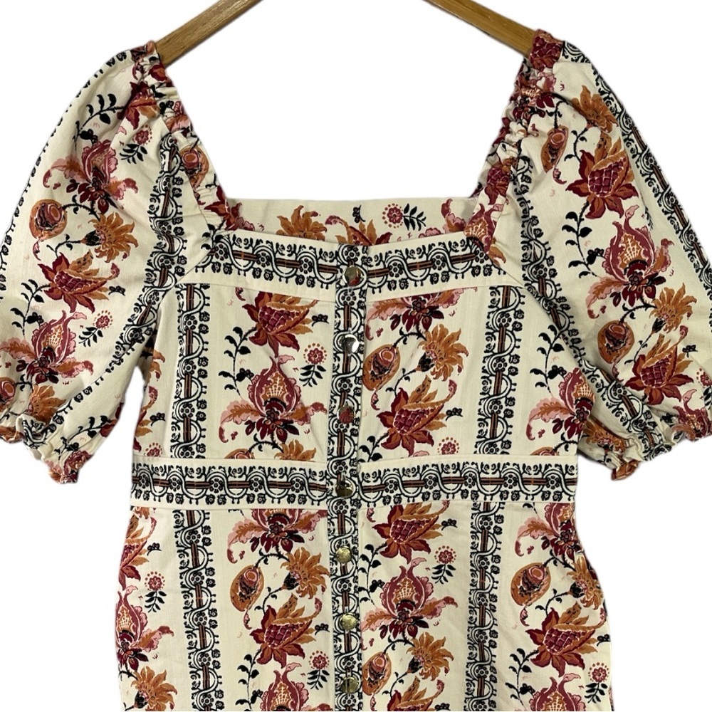 NWT Spartina 449 Catrina Denim Dress Linden size L in Vintage Thistle Stripe - Picture 9 of 12